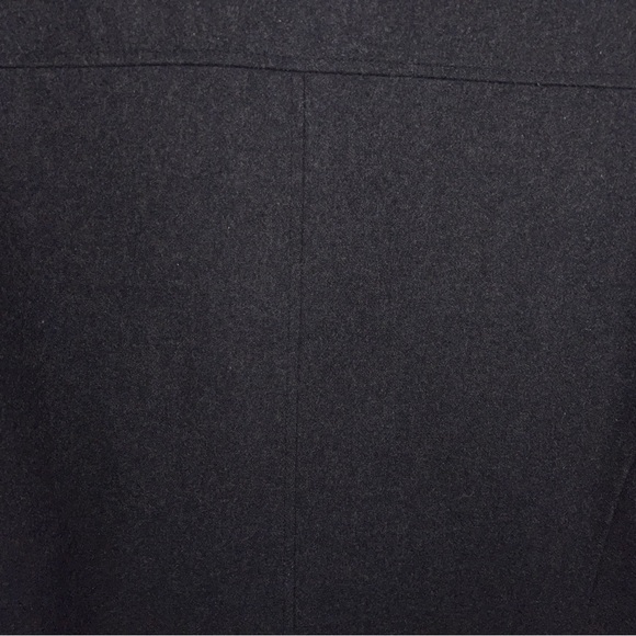 Medium Kenneth Cole Men’s Dark Grey/Black Wool Blend Peacoat Classic Lined Retro - Picture 11 of 14